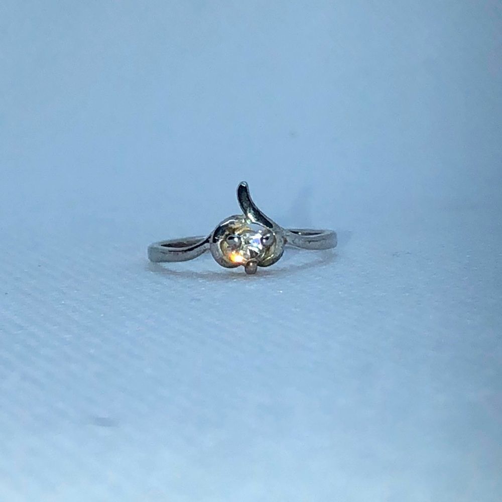 💛 10k EP Trendy CZ Ring - Picture 2 of 2